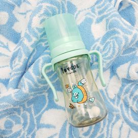 [I-BYEOL Friends] 300ml, PPSU, Nipple-Straw cup, Tomi-Mint _ Weighted Straw, PPSU, BPA Free, Baby _ Made in KOREA